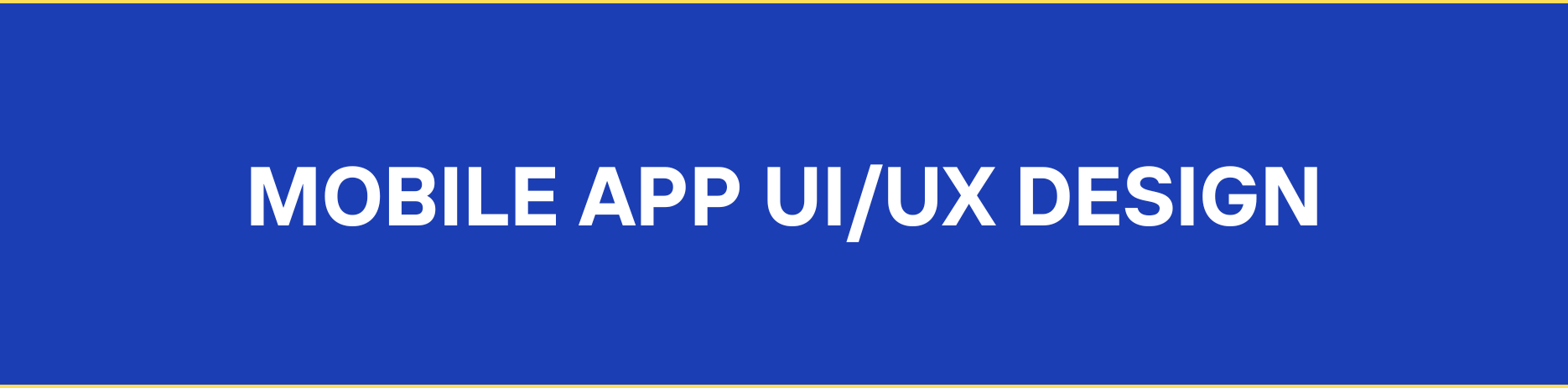 Mobile app ui