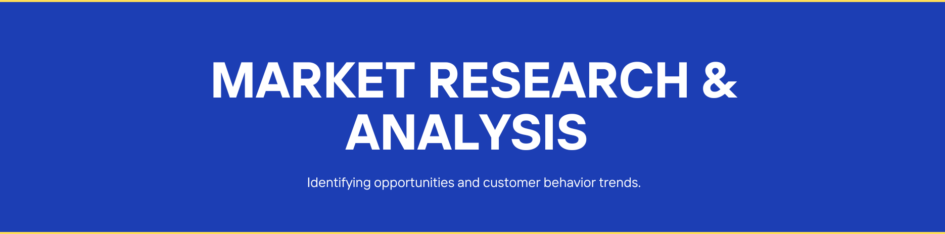 Marketing research